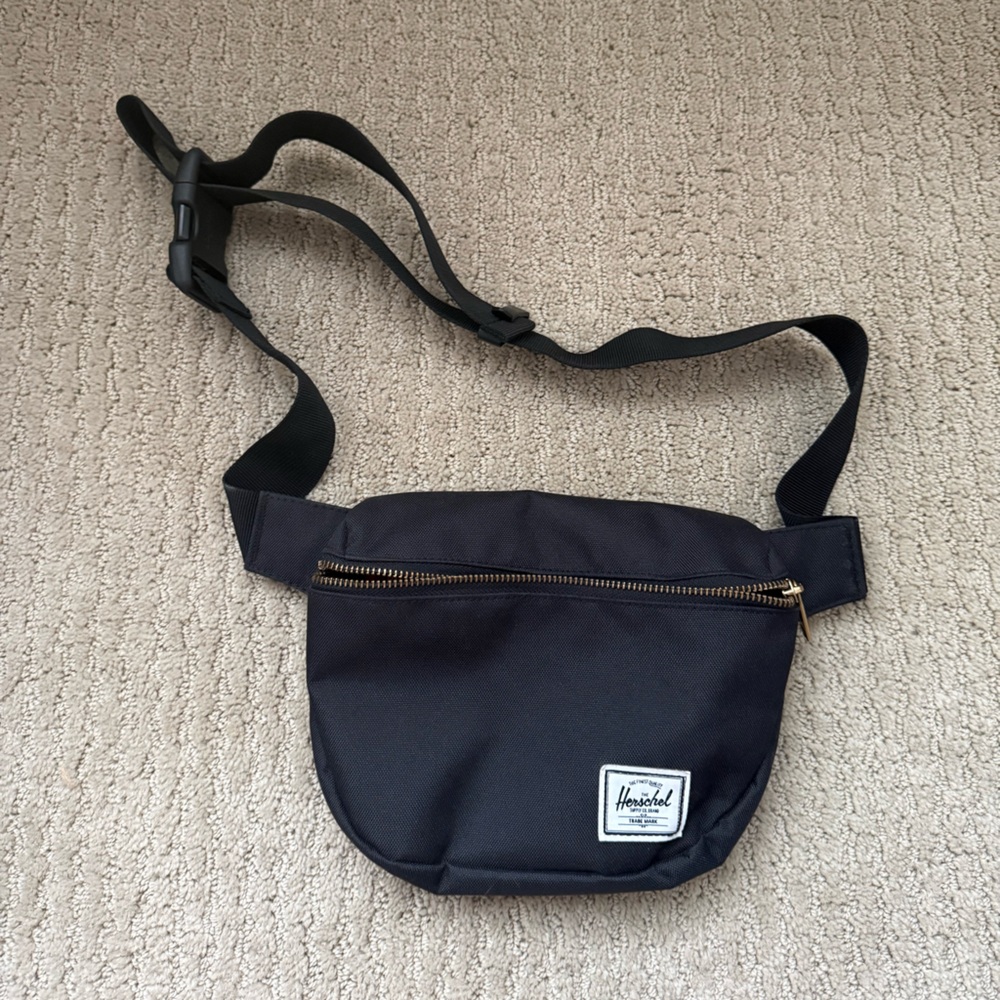Herschel Black Fanny Pack